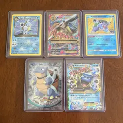 POKEMON 5 CARD LOT - Blastoise Only Lot - Dark - Radiant - EX - Topps - Image 1