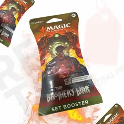 Magic The Gathering Brothers' War Set Booster Pack Trading Card Game 240803A - Image 1