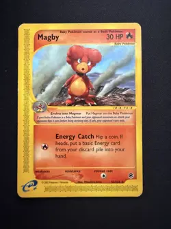 Magby - 52/165 Expedition Set - Rare Pokemon Card - Image 1