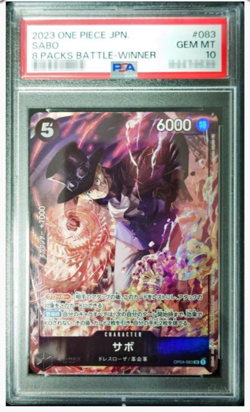 PSA 10 Sabo OP04-083 Sealed Battle Winner Promo Prize Japanese One Piece Card - Image 1