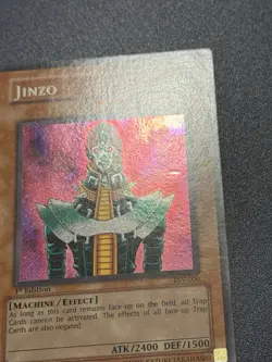 LP MP 1st Ed Jinzo PSV-000 Secret Rare Yugioh Card Goat Format - Image 3