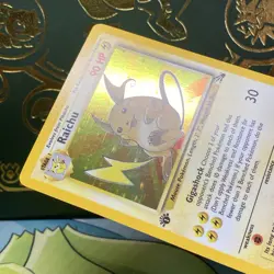1st Edition Raichu 14/62 Fossil Holo Rare Pokemon Card LP + NM - - Image 5