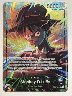 Monkey.D.Luffy (Official Playmat Limited Edition Vol.5) EB02-010 Promo Card Only - Image 1
