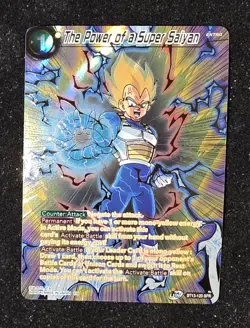 Dragon Ball Super Card Game The Power of a Super Saiyan Foil Card BT13-120 SPR - Image 1