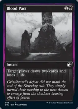 Blood Pact -Foil Light Play MTG Innistrad: Double Feature - Image 1