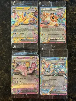 Prismatic Evolutions Surprise Box Stamped ex Promo 4 Card Lot - Sealed 🔥 - Image 1