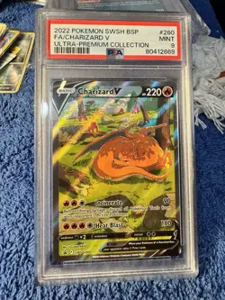 Charizard V SWSH260 SWSH: Sword & Shield Promo Cards Holo PSA 9 - Image 1
