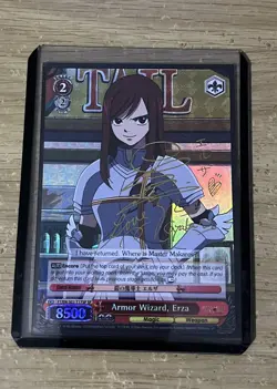 Weiss Schwarz Armor Wizard, Erza English Fairy Tail Signed FT/EN-S02-T17SP SP NM - Image 2