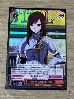 Weiss Schwarz Armor Wizard, Erza English Fairy Tail Signed FT/EN-S02-T17SP SP NM - Image 5