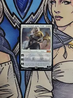 1x Ajani, Strength of the Pride - NM/M M20 Core Set 2020 MTG Magic the Gathering - Image 1