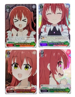 Weiss Schwarz Bocchi the Rock Ikuyo Kita SR/RRR Lot x4 NM - Image 1