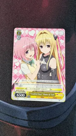 Troubled Days Momo & Yami TL/W37-PE01 PR To Love Ru Weiss Schwarz Card - Image 1