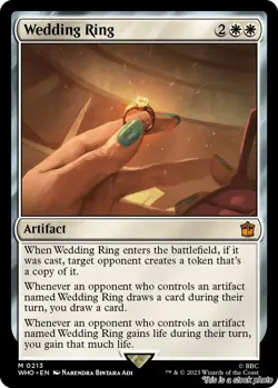 MTG Wedding Ring Card #213 Universes Beyond: Doctor Who NM Magic - Image 1