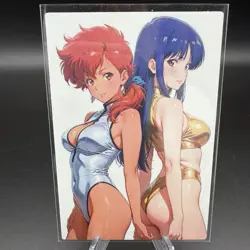 Kei & Yuri, Dirty Pair Holographic Anime Collectible Trading Card - Image 2