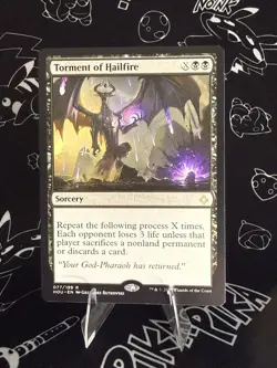 MTG Torment of Hailfire Hour of Devastation Regular Card Near Mint Condition - Image 1