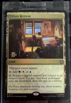 Urban Retreat (Sealed/Stamped) Promo MTG Marvel Spider-Man - Image 1