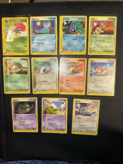 E-Reader Pokemon TCG 11-Card Lot Vileplume Vaporeon English 2003 - Image 1