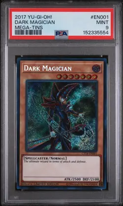 Yugioh 2017 Mega Tins Dark Magician CT14-EN001 Limited Edition Secret - PSA 9 💎 - Image 1