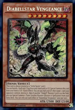 Diabellstar Vengeance - ALIN-EN011 - Secret Rare - 1st Edition Yu-Gi-Oh NM - Image 1