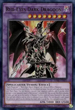Red-Eyes Dark Dragoon Ultra Rare RA02-EN021 NM 1st Edition Yu-Gi-Oh! - Image 1