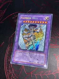 PTDN-EN044 Rainbow Neos Secret Rare Unlimited Phantom Darkness Yugioh NM- - Image 2