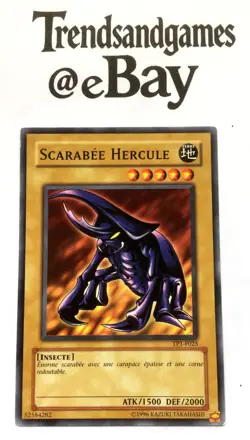 YUGIOH - TP1-F025 - SCARABEE HERCULE - COMMUNE - TOURNAMENT PACK - Image 1