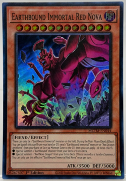 Yugioh - Earthbound Immortal Red Nova - MZTM-EN044 - Super Rare - NM/M - Image 1