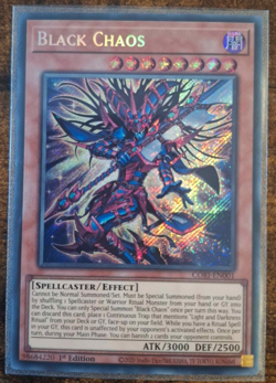Black Chaos - CORI-EN001 - Secret Rare [1st Edition] - Near Mint/Mint - Yu-Gi-Oh - Image 1