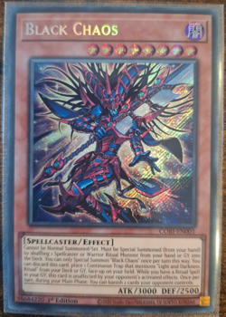 Black Chaos - CORI-EN001 - Secret Rare [1st Edition] - Near Mint/Mint - Yu-Gi-Oh - Image 2
