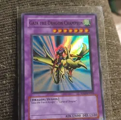 Konami Yu-Gi-Oh! TCG Gaia the Dragon Champion RP01-EN022 Holo Super Rare - Image 1