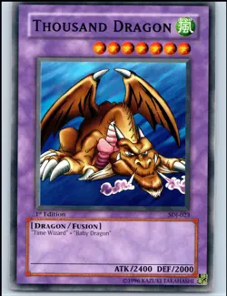 YuGiOh - 1st Edition Thousand Dragon [SDJ - SDJ-023] - Common / Short Print/NM - Image 1
