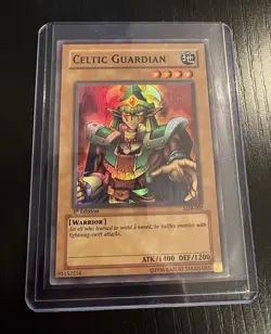 Yu-Gi-Oh! Celtic Guardian LOB-007 1st Edition Holo LP - Image 1