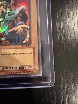 Yu-Gi-Oh! Celtic Guardian LOB-007 1st Edition Holo LP - Image 5