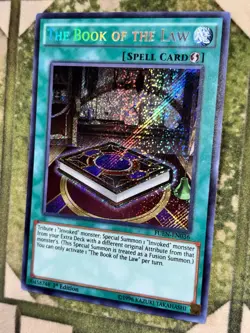 YuGiOh THE BOOK OF THE LAW Secret Rare FUEN-EN036 - Image 1