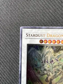 Yugioh Stardust Dragon 1st Edition Ultimate Rare TDGS-EN040 MP/HP dm - Image 5