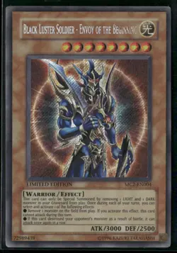 Black Luster Soldier - Envoy of the Beginning MC2-EN004 - Yu-Gi-Oh! Secret Rare - Image 1