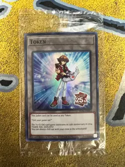 Yugioh SEALED Jaden Token TKN5-EN012 Super Rare!! - Image 1