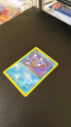 Dark Gyarados 25/82 Team Rocket 1st Edition Pokemon Card HEAVY PLAYED - Image 2