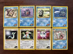 Lot of (8) Pokemon Gym Challenge Heroes Card Lot Common-Uncommon HP-NM Misty - Image 1