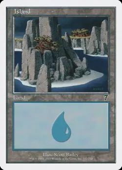 MTG - Island (332) [Seventh Edition] - Image 1