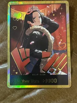 DON!! Card (Boa Hancock) (Gold) Extra Booster: One Piece Heroines Edition NM - Image 5