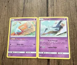 Pokemon TCG Latias & Latios Holo Promo 2-Card Lot EN SM Promos 2018 SM87/SM88 - Image 1