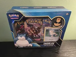 Pokemon TCG: Snorlax Card & Pin Collection 3 Booster Packs - Sealed - Image 1