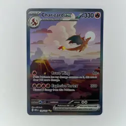 Pokemon SV Scarlet & Violet 151 Charizard EX Card 199/165 Sir - NM - Image 1