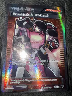Pokemon TCG Team Rockets Handiwork Card #124/124 LP+ Condition - Image 1