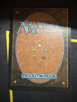 Vintage MTG Mirage Black Card Grim Feast - Image 2