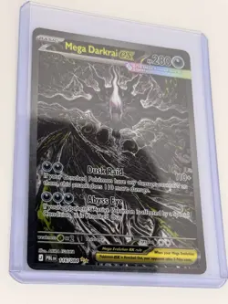 Mega Darkrai EX SIR Holo 116/084 Pitch Black English Pokemon Card - Image 3
