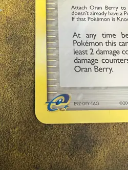 Pokemon Oran Berry 85/109 Oversized JUMBO Winner Promo Card Moderate Play *RARE* - Image 5