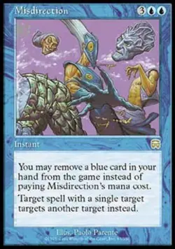MTG English Misdirection NM Normal Mercadian Masques - Image 1