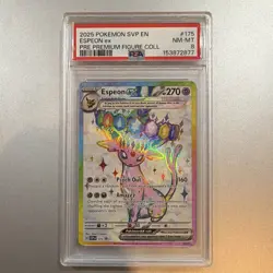 PSA 8 Pokemon TCG Espeon ex SVP175 SV Promo Cards Holo English 2025 - Image 2